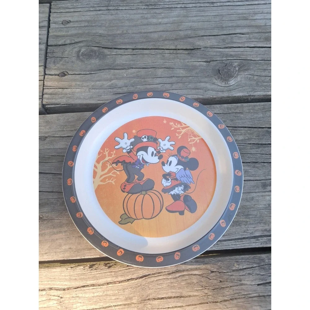 Disney Mickey Mouse Halloween Children's Lunch Dinner Plate A3